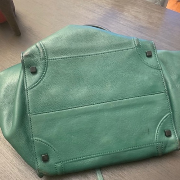 CELINE Phantom Phoebe Philo Collection Green Med - Picture 3 of 7